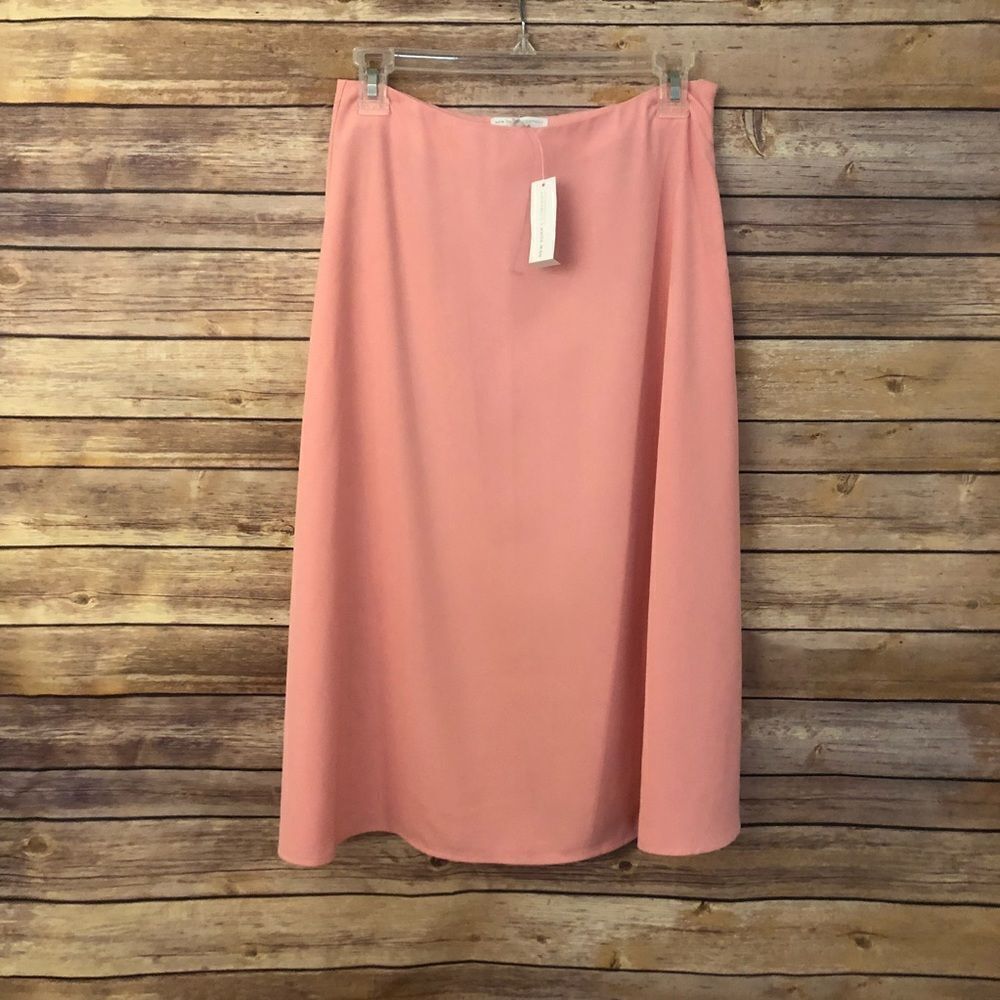 New York solid pink skirt size 2
